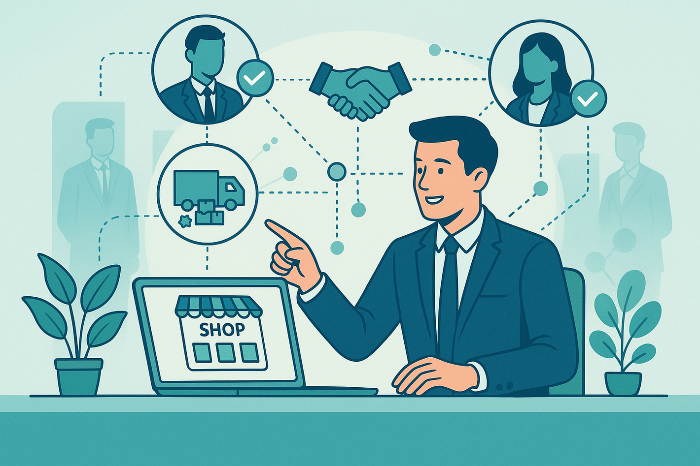 Mit deinem Shop erhältst du direkten Zugang zu geprüften Lieferanten und wertvollen Kontakten, die dir beim erfolgreichen Start helfen!.